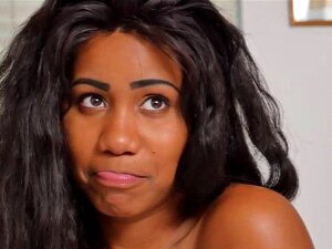 Czarna Laska Jenna Foxx Bierze Mięsistego Starego Kutasa