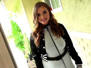 Gorgeous Chick Skylar Snow Meets A Hunk Dude To Get Her Asshole Fucked, She Seduces Him And Gives His Cock A Sloppy Blowjob Until She Gets Her Tight Bunghole Fucked Hard In Many Positions And Receives His Tasty Cumload