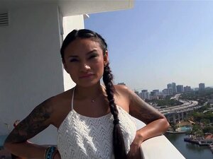 Tattooed Latina Rides Bbc, Busty Tattooed Latina Gobbles And Rides Big Black Cock