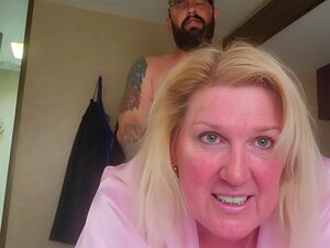 FORTUNATE FAN GETS TO BANG MRS SCHUKENBACHER & HAVE HER CUM ON HIS SHLONG