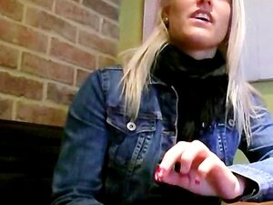 Czech Blonde Babe Gets Hammered Hard In the Public