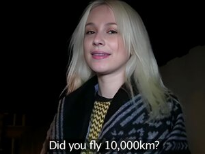 PublicAgent Blond Russian Bangs In Public