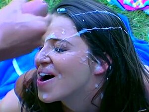 Kleine Compilatie Intense Cumshots Gezichtsbehandeling