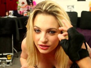 Alt Babe Sucks Cock And Gets Assfucked POV. Alt Babe With Fishnets And Tattoos Sucks Cock And Gets Assfucked POV