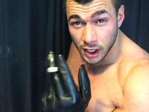 COCKY SMOKING SLAVE. Teasing Performance For You