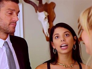 Cutie Teaches Stepdads Fiance Anal Fuck. Dominant Brunette Cutie Cutie Gina Valentina Teaches Her Sexy Big Tits Blonde Stepdads Fiance Cherie Deville How To Anal Fuck And Hard Whips Her Back And Butt With Clamped Pussy