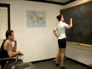 Milf Punishes Fresh Guy For His Bad Behavior In Class. This Student Has Been Acting In The Class And A Real Nuisance For Milf Teacher. She Decides To Embarrass Him In Front Of Everyone Aspunishment. She Makes Him Nude And Starts Stroking His Thick Meat Til