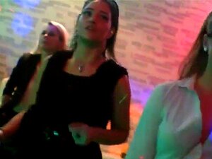Kinky Schatjes Worden Helemaal Gek En Uitgekleed Op Een Hardcore Feest. Volledig Wilde Mooie Kittens Springen Natuurlijke Borsten Tevoorschijn Op Een Hardcore Feest En Worden Geneukt Door Willekeurige Kerels