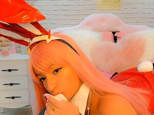 ASMR INTENSIVE Null Zwei Cosplay Wichsanleitung JOI Ohr Lecken Und Nasse Muschi Klingt