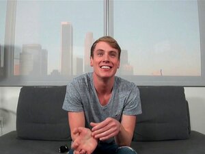 GayCastings - Blonde College Guy Fucked By Casting Guy