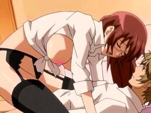 Hentai-tjej Fotjobbar Och Knullar