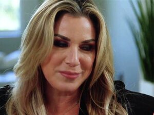 A Cutie Got Cheated By Her Guy And So Her Blonde Stepmom Comforts Her.She Realized She Likes The Milf And So She Kisses Her.The Big Tits Cougar Gives In,caresses Her Stepdaughter And Fingers Her.The Brunette Babe Licks Her Stepmom Then Facesits Her.