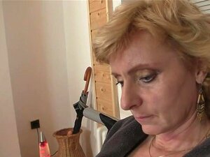 Bezorgers Delen Oude Magere Oma