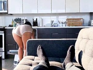 Big Boob Exotic Asian Gets Fucked In The Kitchen