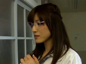 Asian Slut In Glasses Deep Throats Hard Dick For Facial