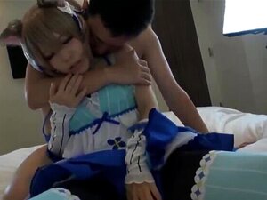 Cosplay Mooi Meisje Pijpbeurt Creampie Hardcore