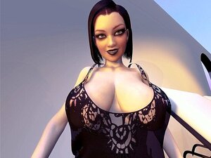 Petite Big Boob Goth Cutie Grows Huge Tits - Breast Expansion Inflation Porn