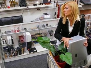 Blonde MILF Agrees To Have Sex In The Pawnshop To Earn