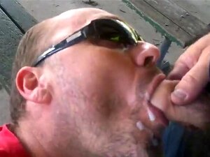 Buddy Gets A Couple Of Outdoor Facials