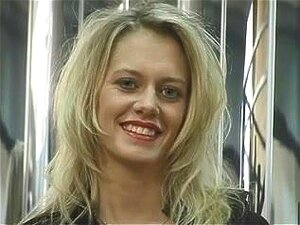 Concupiscent Blond Widens Her Vagina Lips Wide,