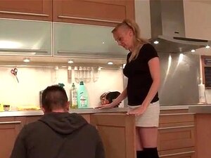 Sublime French Cougar Hard Anal Fucked By A Technician