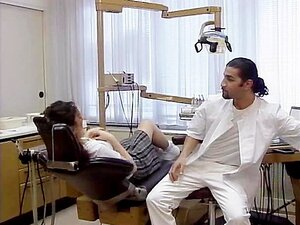 Horny japanese dentist seduce patient
