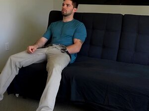 Tattooed Casting Jock Cocksucked By Stud