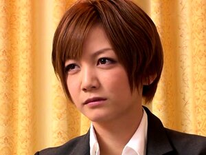 Busty MILF Meguru Kosaka Fucked By Two Guys