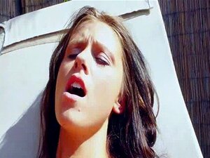 StepSiblings Busty Brunette Chicks Pussy Licking Outdoors