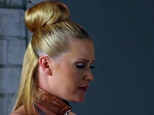 A Sexy Slave Fucked In The Ass. Pretty Hot Slave Abby Cross Fucked Hard In The Ass