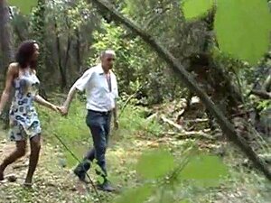 Walking In The Forest With A Leggy Shemale, Porn