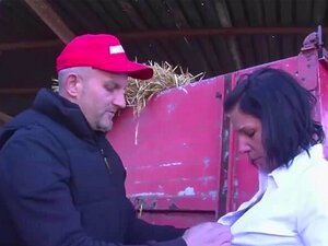 German Milf Inspector Picks On The Farmer