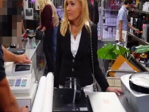 Blonde Milf Pussy Nailed At The Pawnshops Storage Room