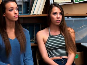 Duo Cutie Shoplifters Caught And Fucked By A Security Guard Or He Would Call The Cops On Them Which Zoey Laine And Charity Crawford Are Smartly Trying To Avoid