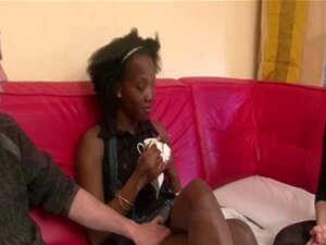 Amateur Threesome Gets With Black Whore