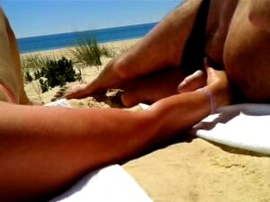 Cum Shot On The Beach