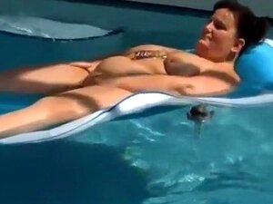 big beautiful woman Biggest 40DDD Zeppelins At Pool