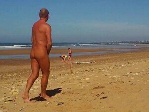 Beach Exhib Near Surfers, Nice Yellow Bulge