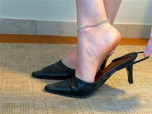 Shoeplay With Dangling And Slapping + Cumshot In Shoes