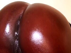 Black Bitch Likes Unfathomable Anal Gaping & Anal Creampie ( POV )