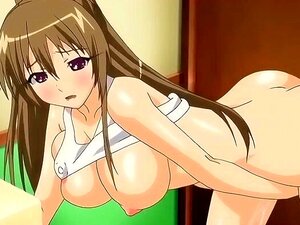 Hentai Blonde Gives Head