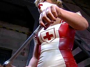 Latex Verpleegsters Neuken Patiënt