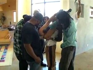 Bad Economy Gives White Wife To Group Of Blacks