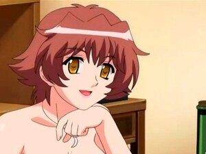 Anime Hottie In Glasses Gets Big Tits Teased In Close-u