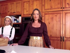 Experience The Ultimate Desire As A Seductive Stepmom And Her Naughty Blonde Stepdaughter Engage In A Forbidden Lesbian Encounter. Indulge In Their Insatiable Passion And Find Satisfaction Beyond Your Wildest Dreams.