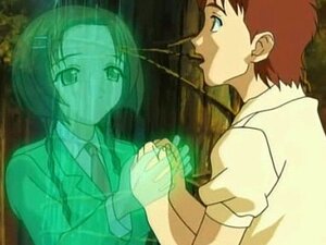 Geile Anime Naakte Kerel Neukt Een Sexy Spook Buiten. Geile Hentai Jongen Trekt Zich Uit In Het Bos En Neukt Een Sexy Geest