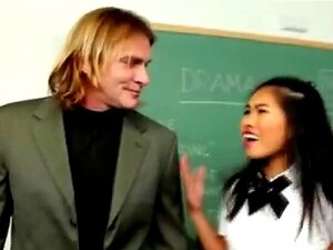 Tiny Asian Schoolgirl Does Everything To Pass The Grade Her Horny Professor Has A Final Test That Will Grant Her The Points That She Need To Approve Her Tight Pussy Has To Pass A Deep Examination