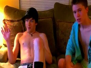 Gay Movie They Kiss, Masturbate Off Together, And Damien Guzzles