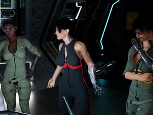 Incumming Transmission - 3D Scifi Futanari Animation