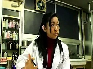 Subtitled CFNM Japanese Milf Doctor Penis Inspection